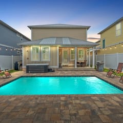 Sandy Palms ~ Golf Cart Getaway with Game Loft & Pet-Friendly Charm