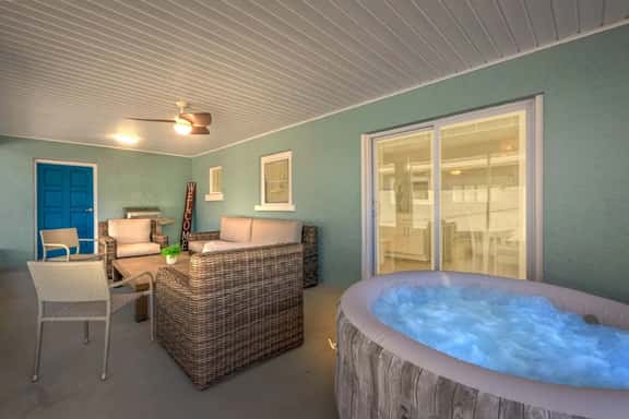 Blue Tide Hideaway ~ Beach Retreat w/ Golf Cart + Spa - Image 1