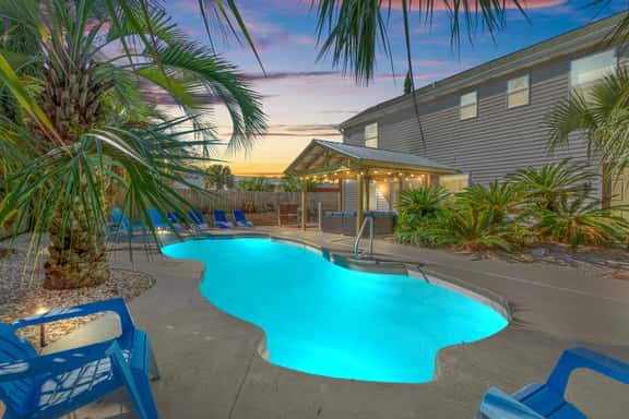 Pirates Cove ~ Luxury Pool Retreat with Hot Tub, Game Room & 6-Seat Cart - Image 1