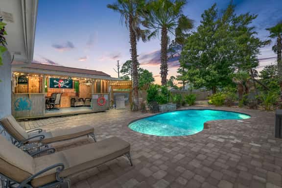Shipwrecked ~ Pirate-Themed Pool Retreat with Hot Tub, Fire Pit & Game Room - Image 1