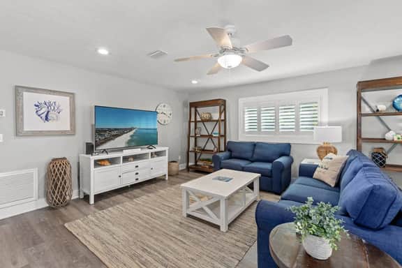 Blue Tide Hideaway ~ Beach Retreat w/ Golf Cart + Spa - Image 2