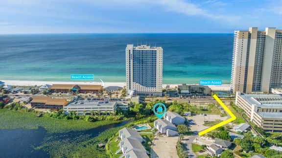 Gone Coastal ~ Private Pool + Lake Views, Near PCB Beach - Image 4